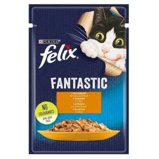 Purina felix fantastic: kurczak - mokra karma dla kota - 85g