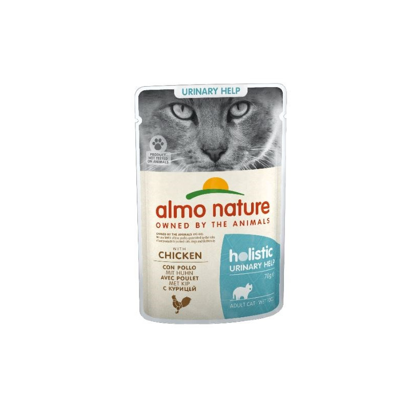 Almo nature holistic urinary help - mokra karma dla dorosłych kotów z kurczakiem- 70g