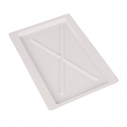 TACKA BIAŁA 35,5X23CM(DO SUSZARKI 2-POZIOMOWEJ 40CM)