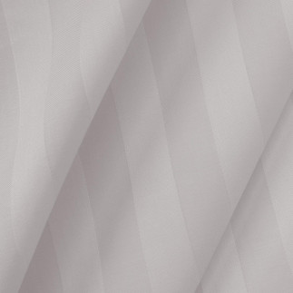 Pościel satyna bambusowo-bawełniana (p) stripe grey/140x200 +1x70x80 z listwą +2x40x40 bamboo