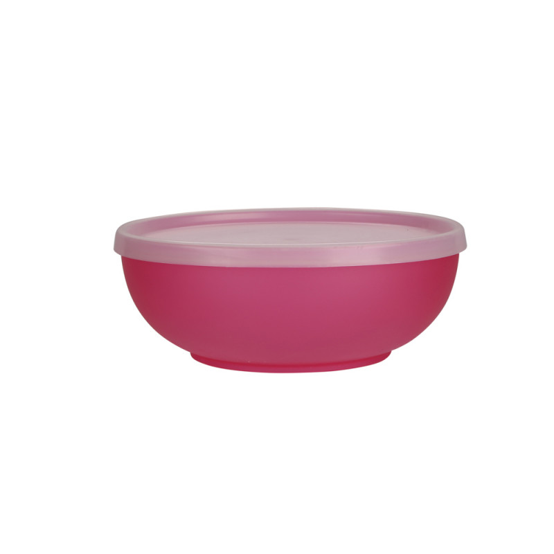 Miseczka średnia z pokrywą 17cm 0,85l czerwony (223) - EAN: 5901764005780