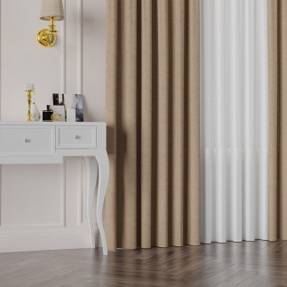 Manuel tkanina dekoracyjna, wysokość 300cm, kolor 778 ciemny beżowy