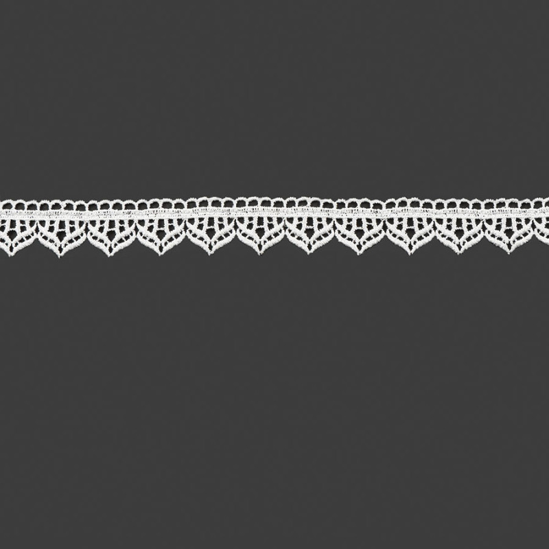 Koronka gipiurowa, wysokość 3cm, kolor biały