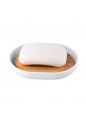 Mydelniczka plastikowa z bambusem 12x9x2,5 cm - EAN: 5907508183080
