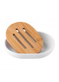 Mydelniczka plastikowa z bambusem 12x9x2,5 cm - EAN: 5907508183080