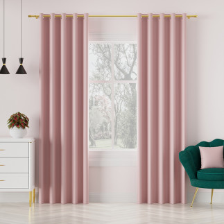 Tkanina dekoracyjna Dona blackout 280cm pastelowy różowy EAN 5907693257443