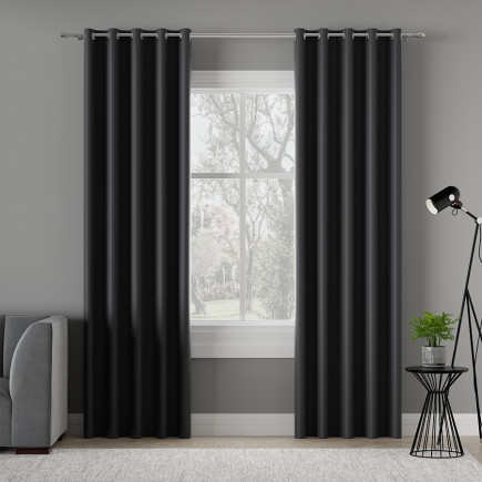 Tkanina dekoracyjna Blackout Dona 205 antracytowa 280cm EAN: 5907693257702
