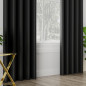 Dona tkanina dekoracyjna typu blackout, wysokość 280cm, kolor 846 czarny