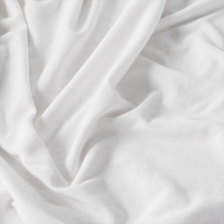 Dreamy premium prześcieradło jersey z gumką, szerokość 90 x wysokość 200cm, kolor 001 biały