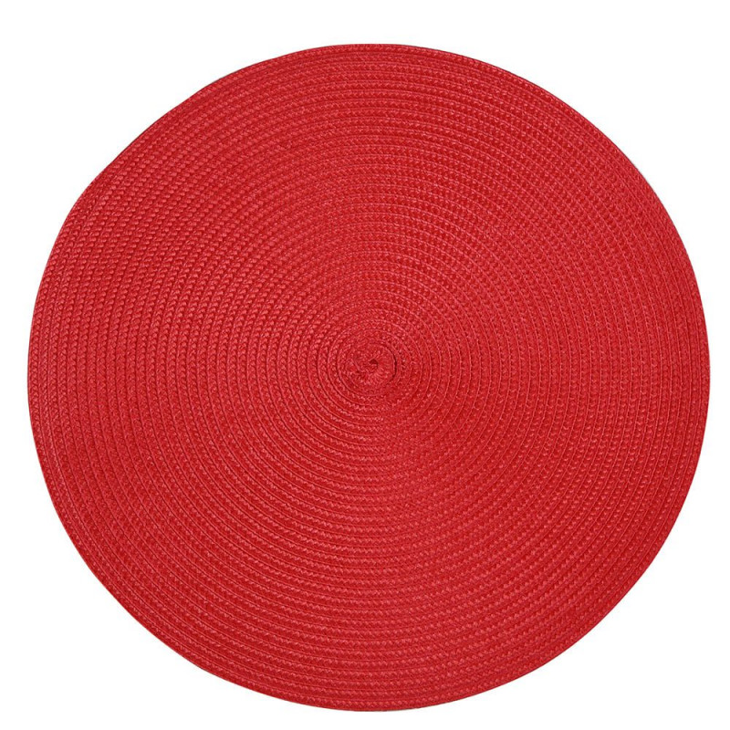 Mata słomkowa PP 38cm czerwona - EAN: 5901720662507