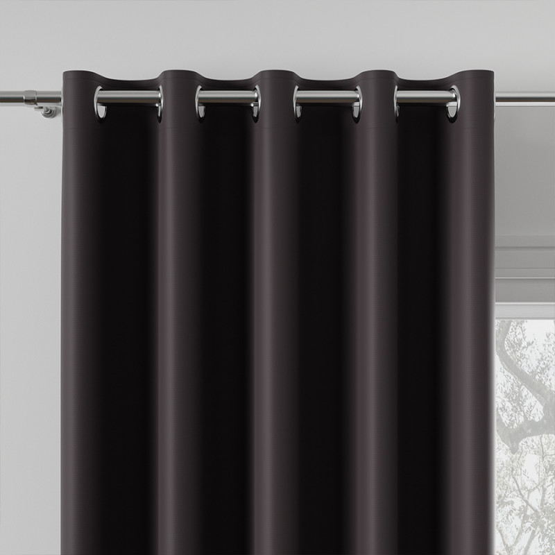 Dona tkanina dekoracyjna blackout 280cm ciemny chłodny brązowy EAN: 5907693257399 Dona tkanina dekoracyjna blackout 280cm ciemny chłodny brązowy EAN: 5907693257399