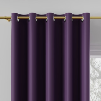 Dona tkanina dekoracyjna typu blackout, wysokość 280cm, kolor 683 fioletowy