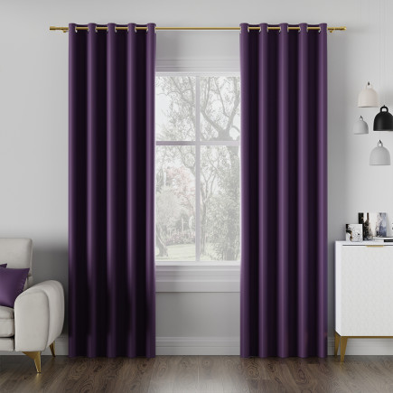 Tkanina dekoracyjna Dona blackout 280cm fioletowa kolor 683 EAN: 5907693257436
