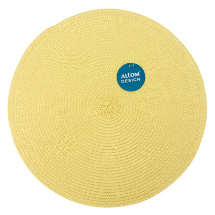 MATA SŁOMKOWA 38 CM LEMON