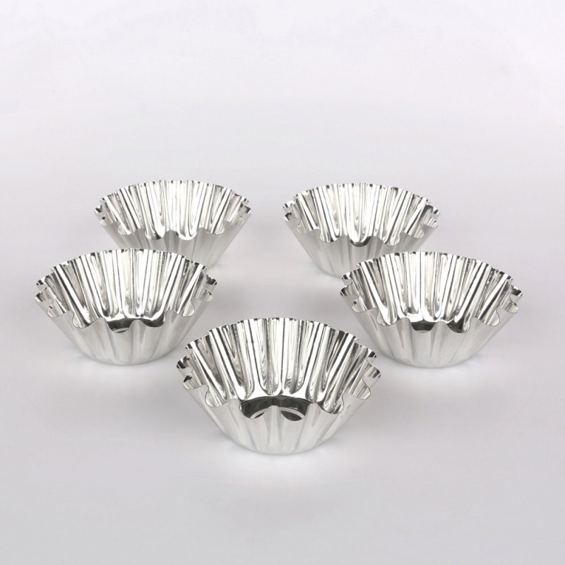 Zestaw foremek do babeczek 85mm - 5 sztuk, idealne do pieczenia | EAN: 5905402002094