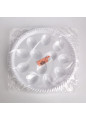 Talerz okrągły do jajek 26,5cm EAN: 5905366002598 - idealny do serwowania jajek na twardo i w różnych potrawach.