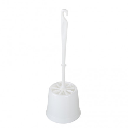 Szczotka do czyszczenia toalet / WC Bentom Jin Standard biały, komplet