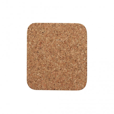 Kpl. 6 podkładek kwadratowych 10x10 cm z naturalnego korka - EAN: 5907618120197
