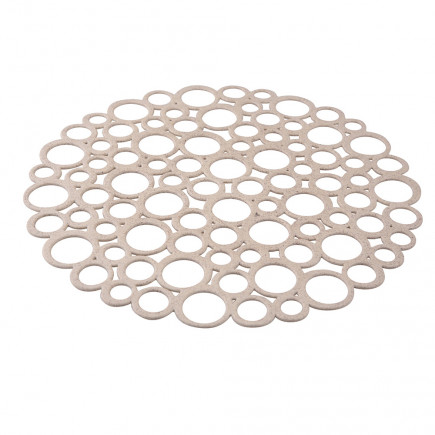 Okrągła kratka do zlewu 29 cm z bio konopi miękka bąble hemp - EAN: 5903456102326