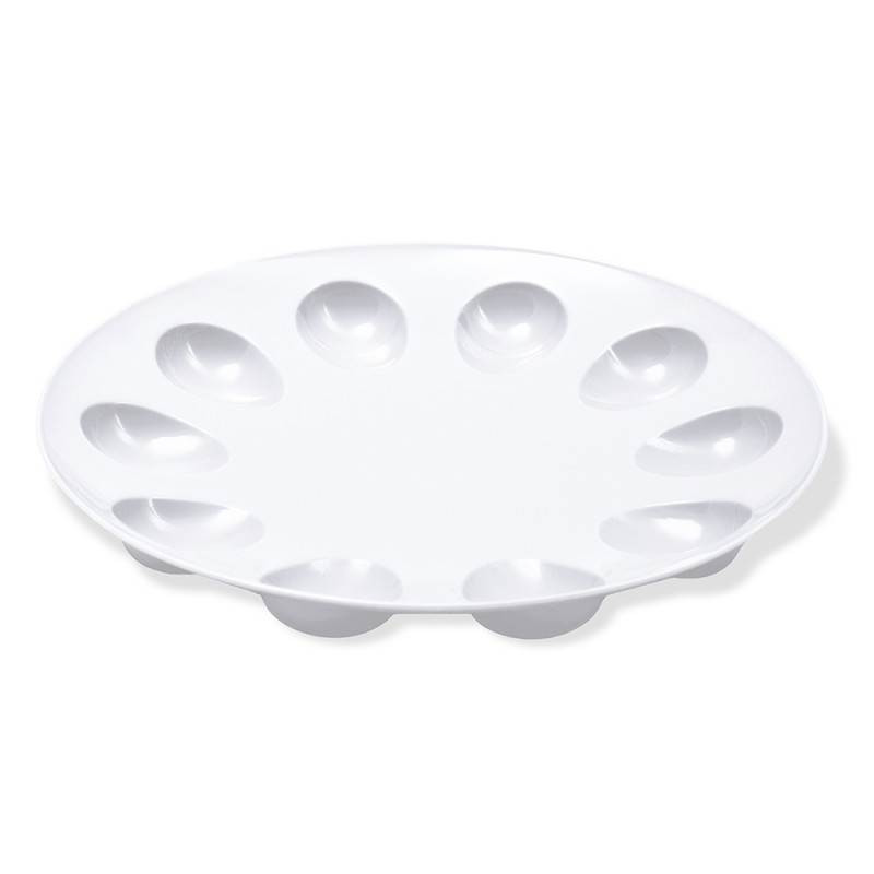 Talerzyk do Jaj Bąble Biały Ø23 cm EAN: 5903456101749