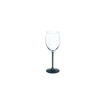 KIELISZEK WINO CZERWONE 330ML CZARNA NÓŻKA