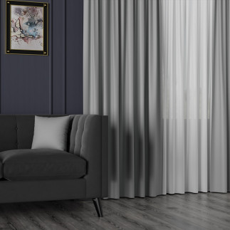 Nelia Tkanina Dekoracyjna Blackout 320cm Pastelowy Niebieski EAN: 5907693263253