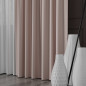 Nelia tkanina dekoracyjna blackout 320cm pastelowy różowy, EAN: 5907693263222