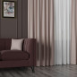 Nelia tkanina dekoracyjna blackout 320cm pastelowy różowy, EAN: 5907693263222