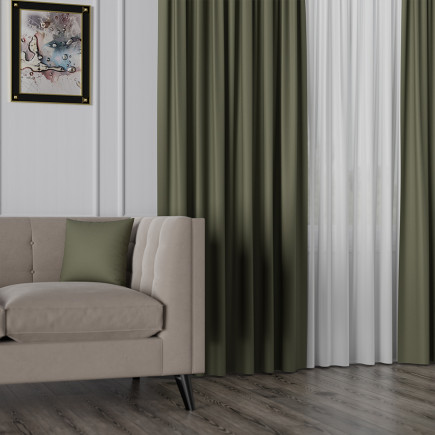 Nelia Tkanina Dekoracyjna Blackout 320cm Ciemny Zielony EAN: 5907693263284