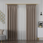 Nelia tkanina blackout 320cm jasny brązowy EAN: 5907693263369