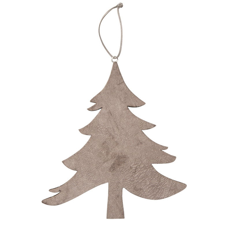 Zawieszka choinka drewniana z welurowym frontem 25x22,5 cm n/n bz EAN: 5907508115661.