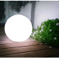 Solarna lampa greenblue, wolnostojąca, ogrodowa, kula 30x30x63 cm, gb168