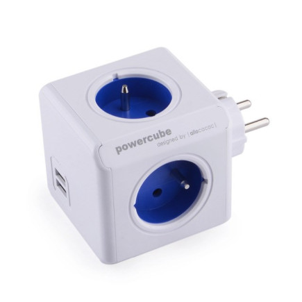 Przedłużacz allocacoc powercube original 2202bl/froupc (kolor niebieski)