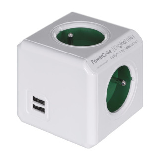 Przedłużacz allocacoc powercube original 2202gn/froupc (kolor zielony)