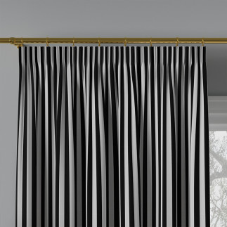 Aslan tkanina dekoracyjna wodoodporna, szerokość 180cm, kolor 011 czarno-biały