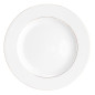 Serwis obiadowy porcelanowy MariaPaula Złota Linia biały na 6 osób (23 el.)