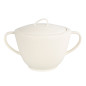 Serwis obiadowy porcelanowy MariaPaula Nova Ecru kremowy (24 el.)