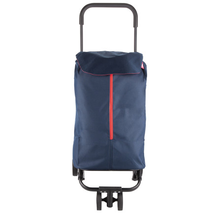 WÓZEK NA ZAKUPY 30KG/50L. TWIN NEW NIEBIESKI 4 KÓŁKA