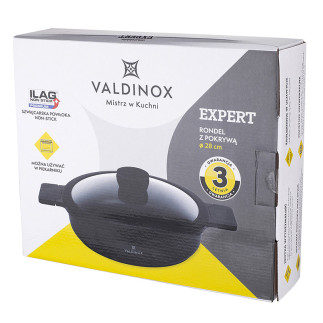 VALDINOX EXPERT RONDEL 28CM Z POKRYWĄ 3,5L.