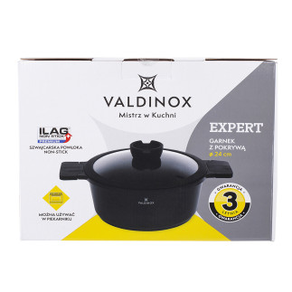 VALDINOX EXPERT GARNEK 24CM Z POKRYWĄ 4,5L.