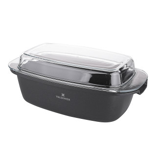 VALDINOX EXPERT BRYTFANNA 32x21CM PROSTOKĄTNA Z POKRYWĄ ŻARO (5,7L+2,4L)