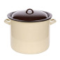 Garnek prosty 16,6l z pokrywą krem/ciemny środek średnica 30cm wysokość 25,2cm EAN: 5907508143923 Garnek prosty 16,6l z pokrywą krem/ciemny środek średnica 30cm wysokość 25,2cm EAN: 5907508143923