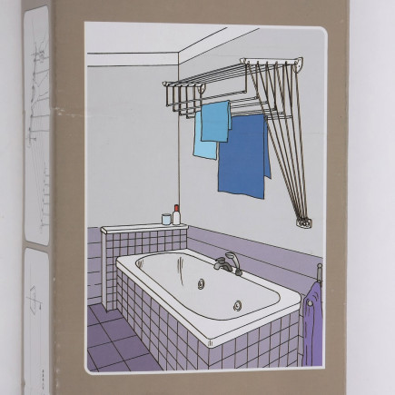 Suszarka na pranie łazienkowa (sufitowa, ścienna) Gimi Lift 140 cm