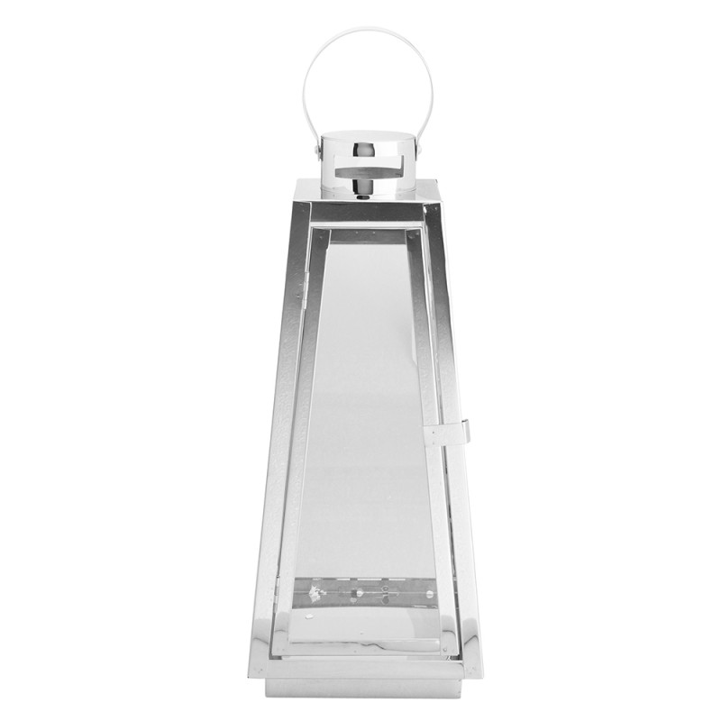 Latarenka metalowa stożkowa srebrna n/n bz 21x20x50 cm EAN: 5907508192723