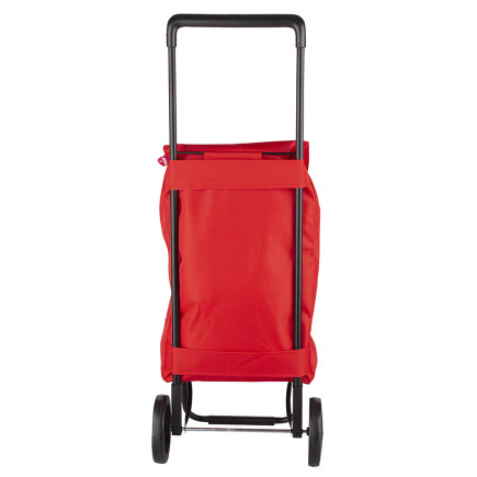 WÓZEK NA ZAKUPY 30KG/42L. ARGO NEW CZERWONY