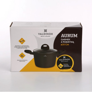VALDINOX AURUM GARNEK 20CM Z POKRYWĄ 3,2L