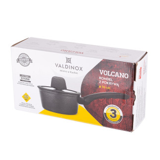 VALDINOX VOLCANO RONDEL 16CM Z POKRYWĄ 1,1L.