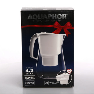 DZBANEK 4,2L ONYX Z KPL.3 WKŁADÓW MAGNEZOWYCH B100-25 BIAŁY