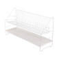 Suszarka do naczyń 2-poziomowa 80cm biała z tacką EAN: 5906551040760