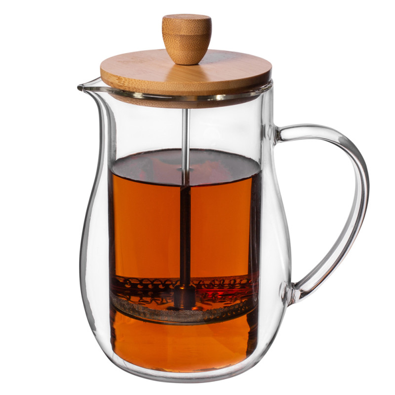 Zaparzacz dzbanek do herbaty i kawy szklany termiczny 400 ml
